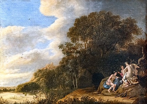 Le repos des nymphes, 1638, Alexander Keirincx