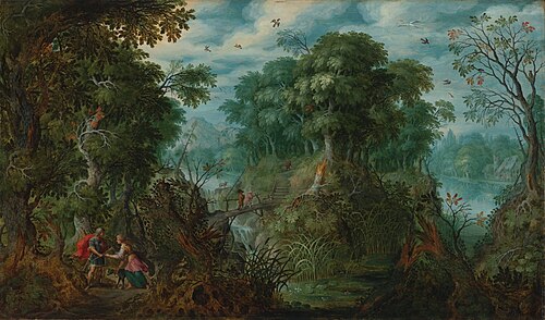 Landscape with Cephalus and Procris, 1620, Alexander Keirincx