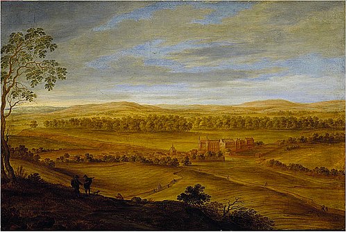 Falkland Palace and the Howe of Fife, 1639, Alexander Keirincx
