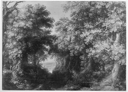 Forest landscape, 1626, Alexander Keirincx