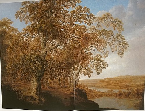Wooded Landscape with Deer Hunt, 1640, Alexander Keirincx