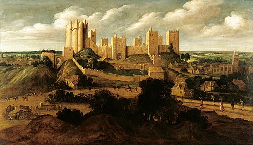 Pontefract Castle, 1640, Alexander Keirincx