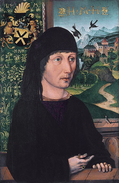 Portrait of Levinus Memminger, 1485, Michael Wolgemut