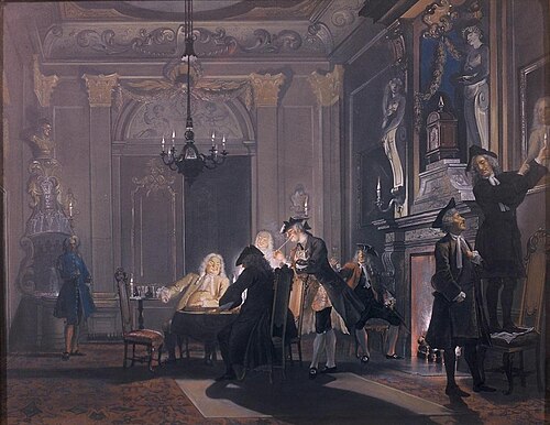Erat sermo inter fratres, 1740, Cornelis Troost