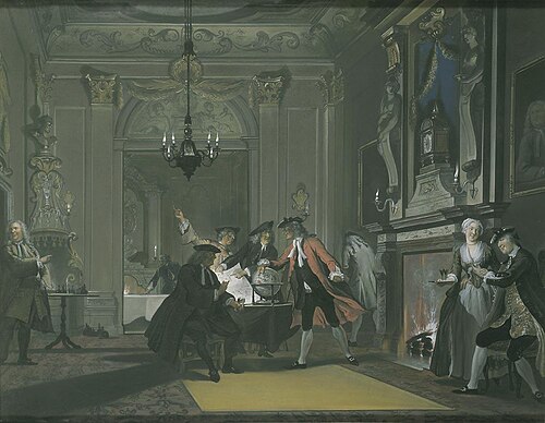 'Loquebantur omnes' (Iedereen voerde het woord), 1740, Cornelis Troost