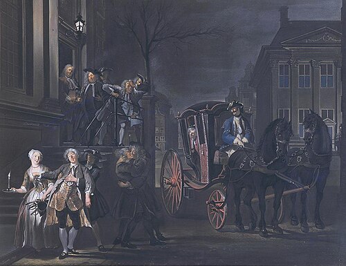 'Ibant qui poterant, qui non potuere cadebant' (Wie nog kon lopen ging heen; wie dat niet meer kon, , 1739, Cornelis Troost