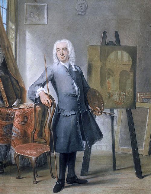 Self portrait, 1745, Cornelis Troost