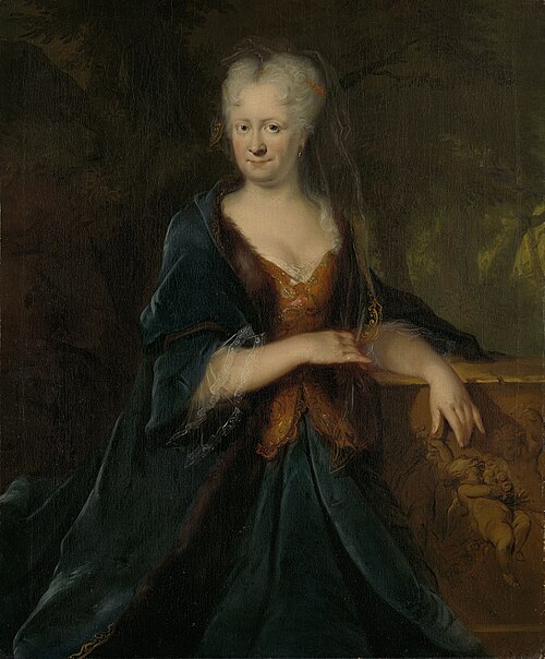 Portrait of Louise Christina Trip, Wife of Gerrit Sichterman, 1725, Cornelis Troost