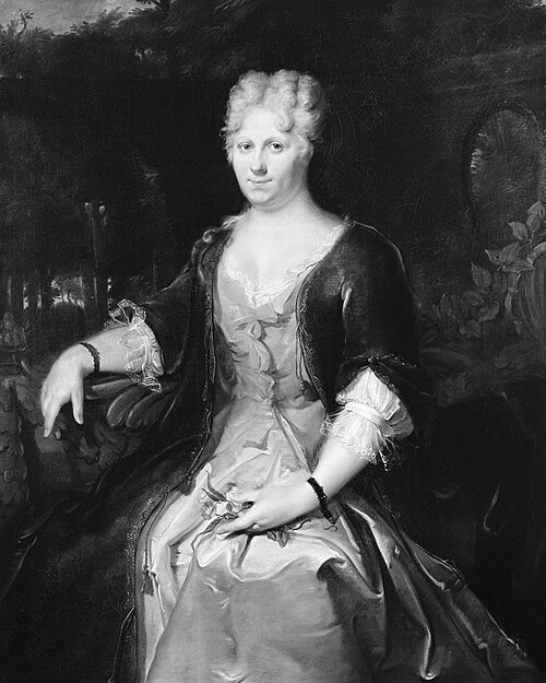Portrait of een persoon genaamd Elisabeth de Famars (1715-1780), 1724, Cornelis Troost