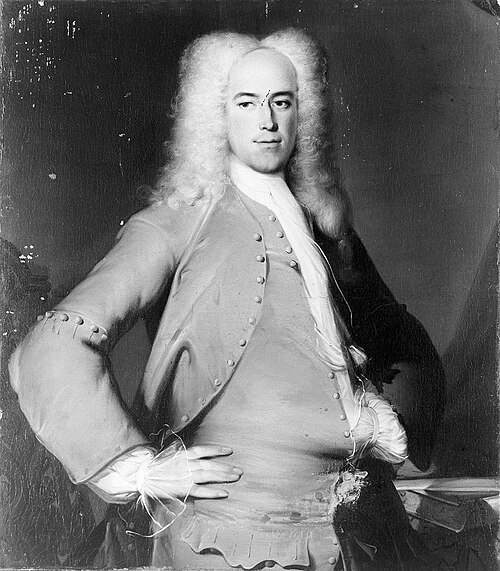 Portrait of an unknown man, 1732, Cornelis Troost