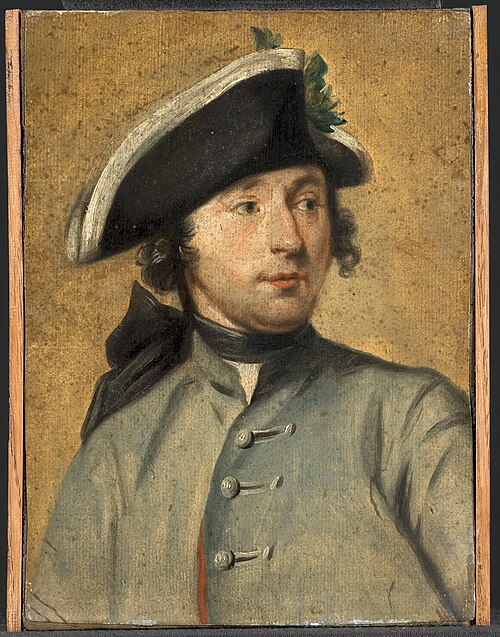 Ludolf Bakhuysen II (1717-82). Schilder en militair, kleinzoon van de zeeschilder Ludolf Bakhuysen I, , Cornelis Troost