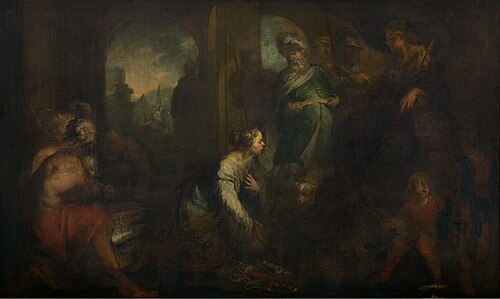 Esther before Ahasuerus, 1695, Louis de Deyster