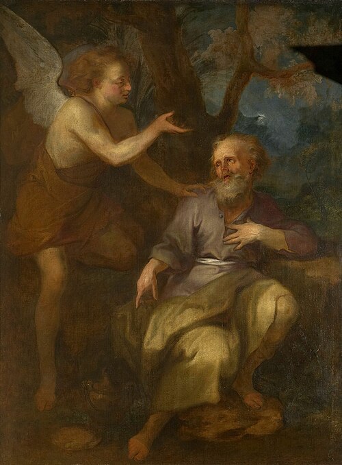 Elijah under the Juniper Tree, 1700, Louis de Deyster