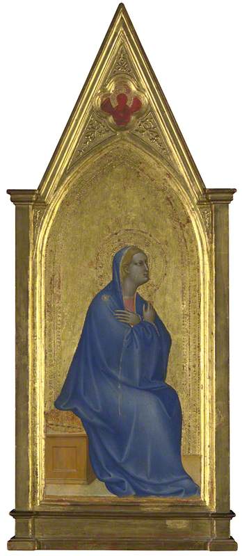The Virgin: Left Pinnacle Panel, 1365, Giovanni da Milano