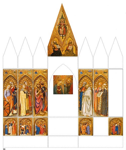 Polyptych of Ognissanti, 1360, Giovanni da Milano