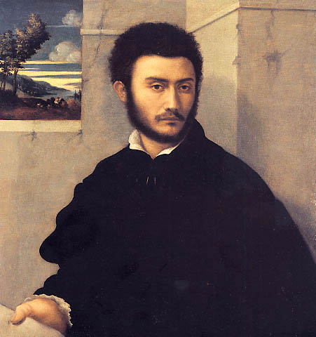 Young Man Holding a Letter, 1530, Bernardino Licinio