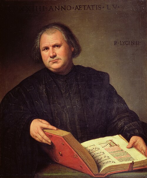 Homme avec un missel, 1524, Bernardino Licinio