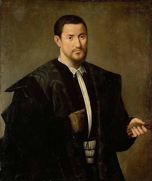 Bildnis eines barhäuptigen Mannes, 1532, Bernardino Licinio