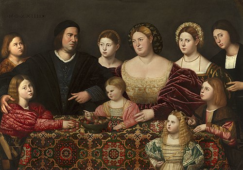 A Family Group, 1524, Bernardino Licinio
