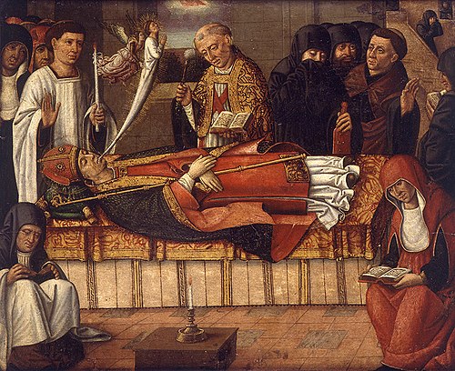 Death of S. Martin, , Maestro de San Lázaro