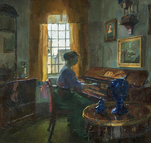 Lavenders, 1914, Harriet Backer
