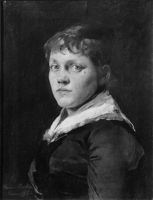 Portrait of Elisabeth Sømme, 1881, Harriet Backer
