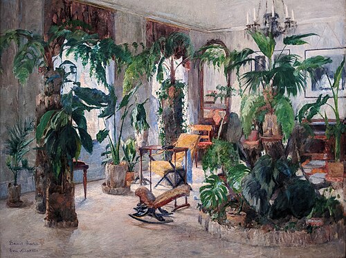 Intérieur d'Øvre Nanset, 1885, Harriet Backer