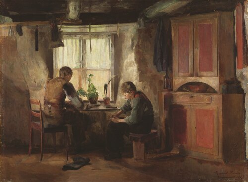 A Country Cobbler, 1887, Harriet Backer