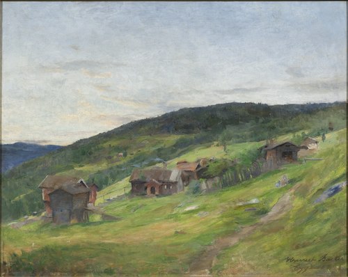 Paysage d'Eggedal, 1888, Harriet Backer