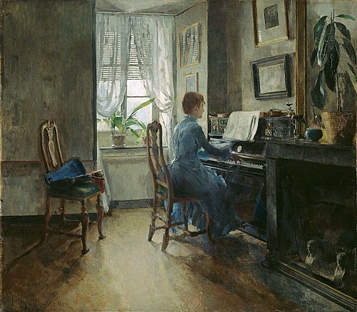 Chez moi, 1887, Harriet Backer