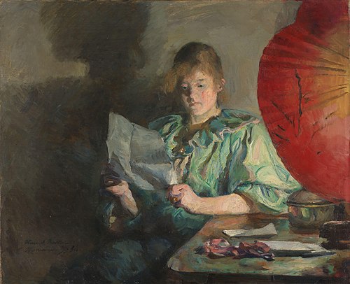 Evening, Interior, 1890, Harriet Backer