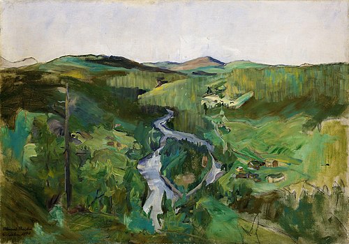 Landscape from Foldalen, 1894, Harriet Backer