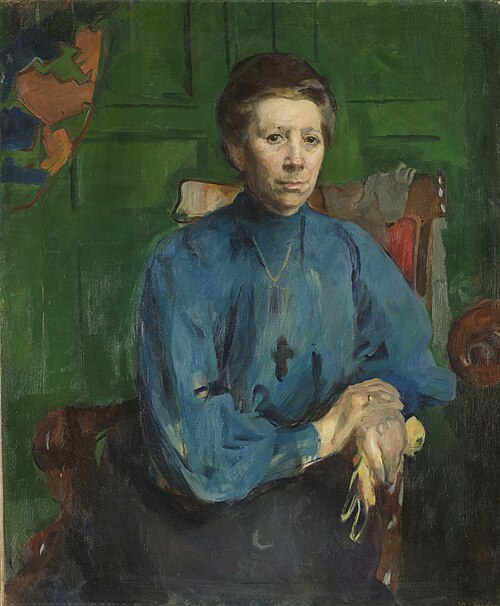 Portrait of Vedastine Aubert, 1910, Harriet Backer