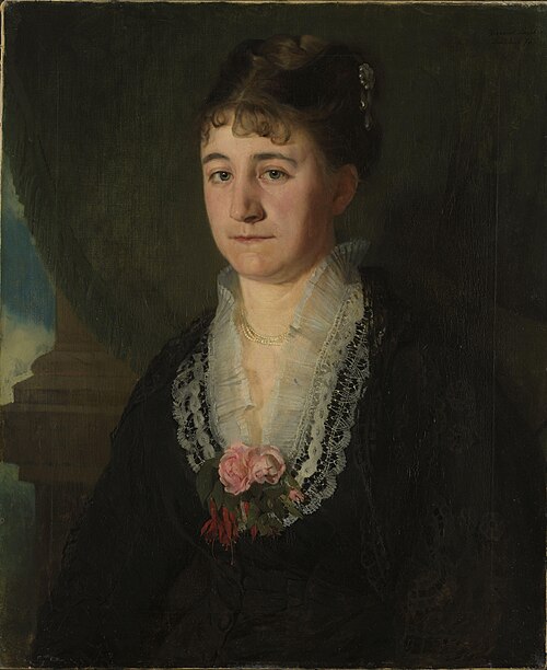 Portrait of Karen Nielsen, 1876, Harriet Backer