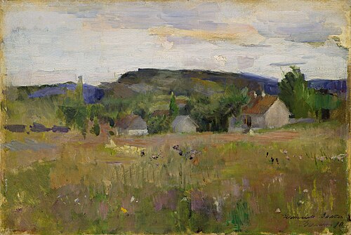 Landscape from Bærum, 1890, Harriet Backer