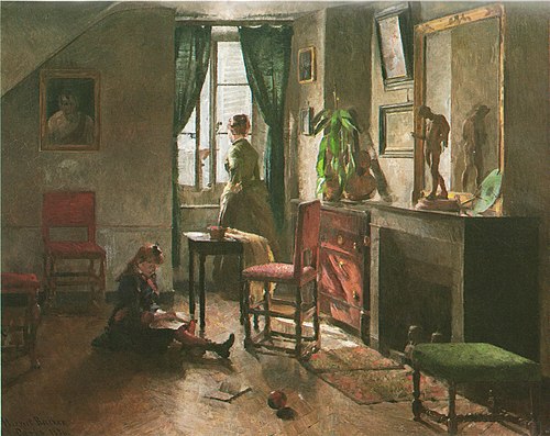 Interior from Paris, 1886, Harriet Backer