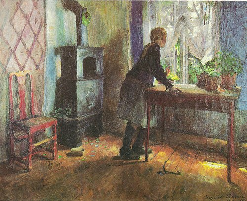 Girl by the window, 1891, Harriet Backer