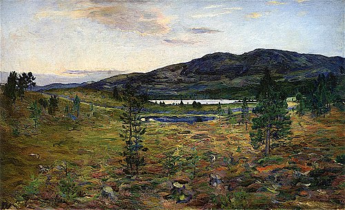 The Mountain Einundfjell, 1897, Harriet Backer
