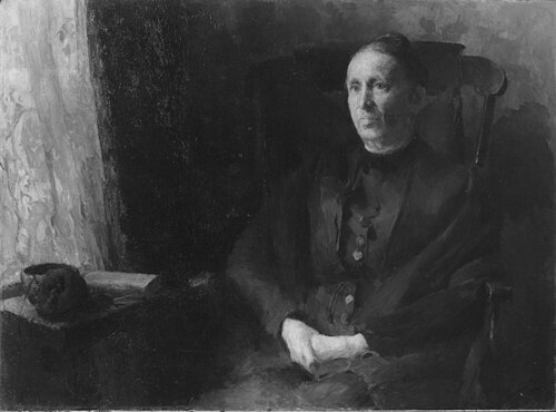 Portrait of Wilhelmine Ullmann, 1893, Harriet Backer