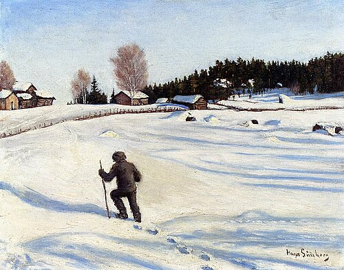 Winter Landscape, , Hugo Simberg