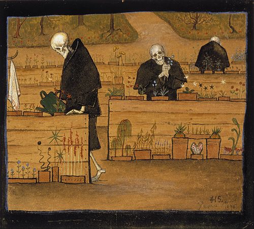 Le Jardin de la mort, 1896, Hugo Simberg