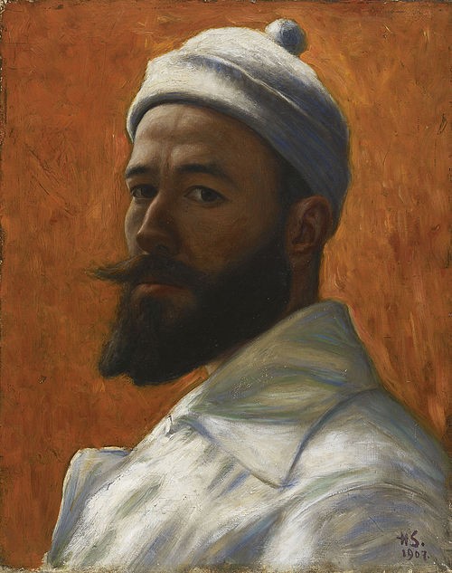 Autoportrait, 1907, Hugo Simberg