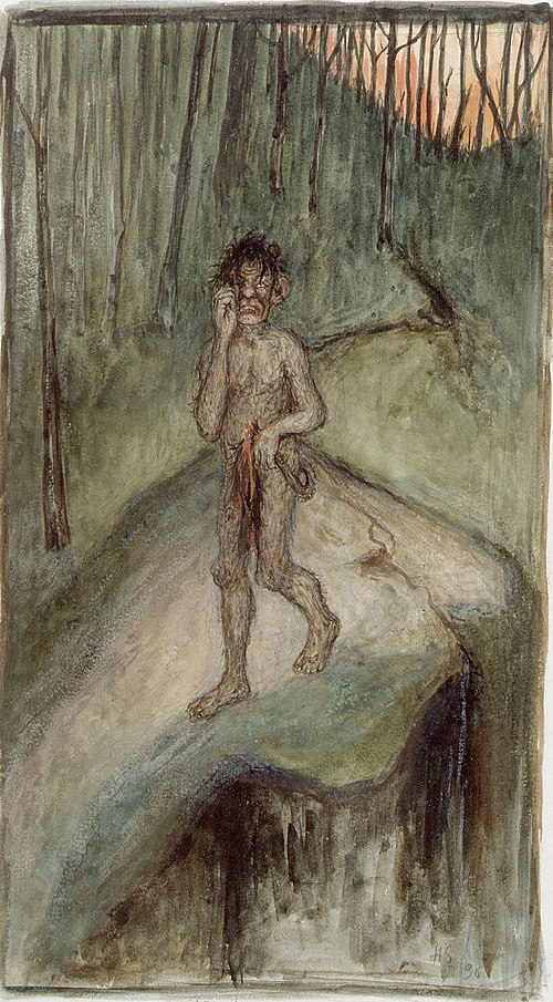 Creature, 1896, Hugo Simberg