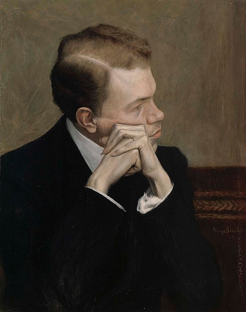 The Artist Fahle Basilier, 1904, Hugo Simberg