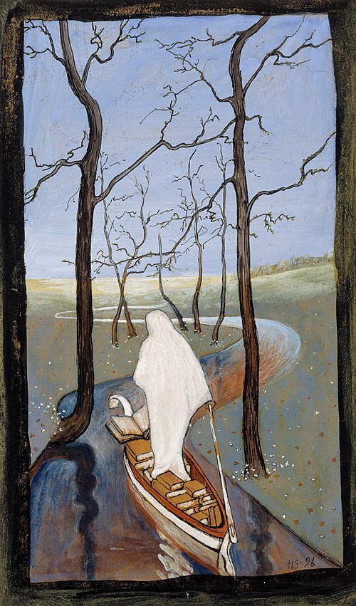 The Stream of Life; On the River of Life, 1896, Hugo Simberg