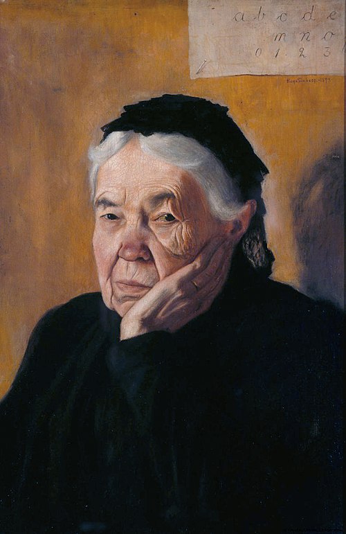 Auntie; The Artist's Aunt, 1898, Hugo Simberg