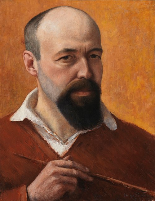 Self-Portrait, 1914, Hugo Simberg