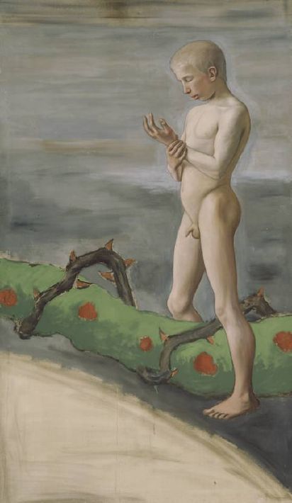 Boy Carrying the Garland of Life, 1905, Hugo Simberg