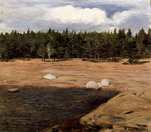The Beach, Niemenlautta, , Hugo Simberg