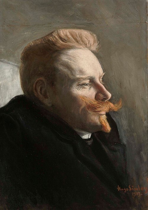 Man with a Red Moustache, 1903, Hugo Simberg